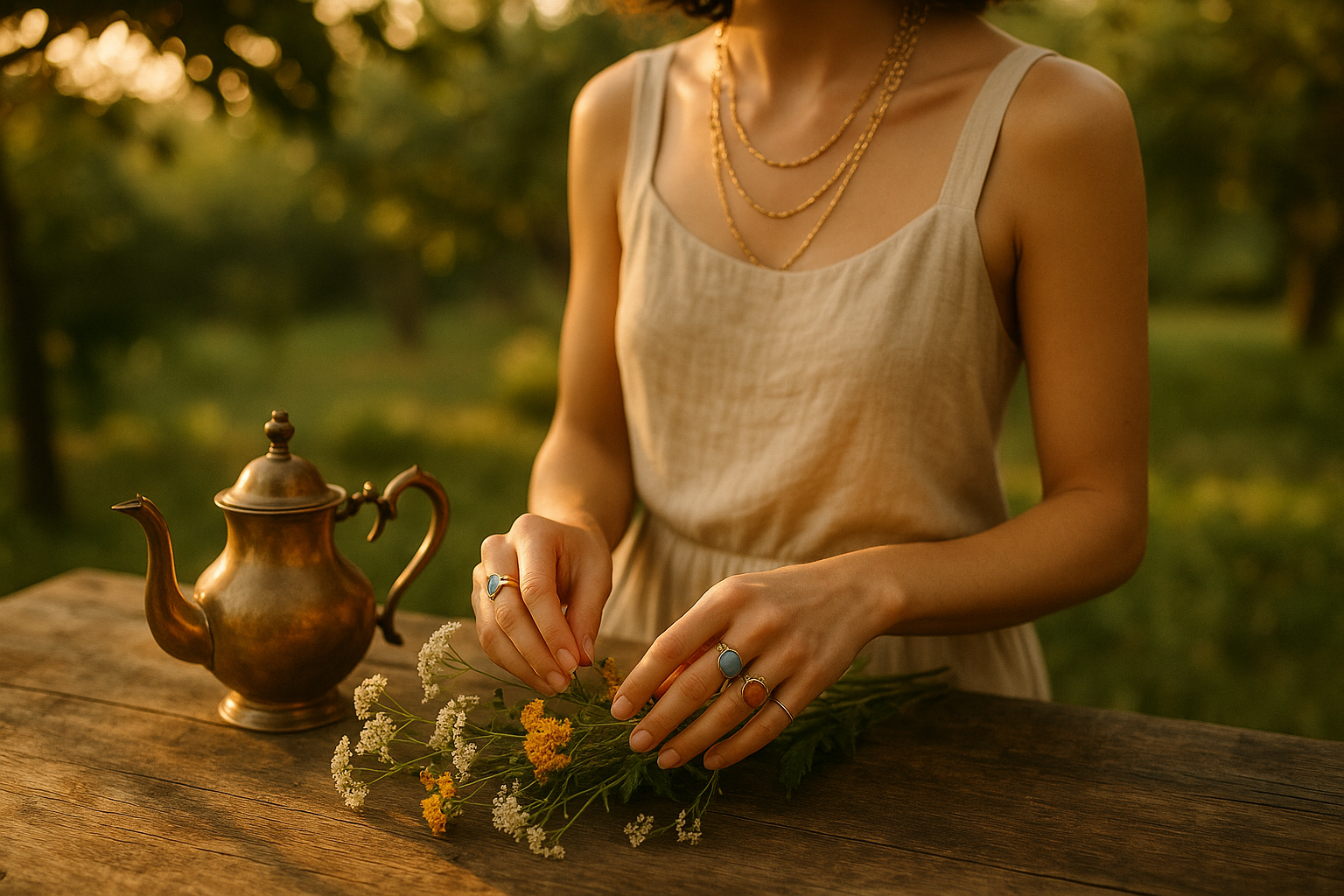 How to Style Jewelry for a Chic Summer Garden Party