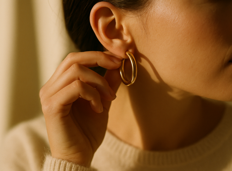 How to Style Gold Hoop Earrings: Everyday Chic