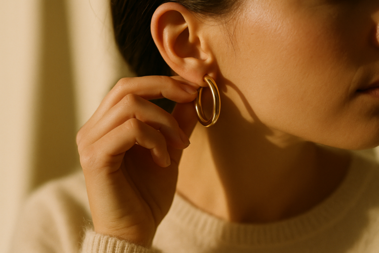 How to Style Gold Hoop Earrings: Everyday Chic